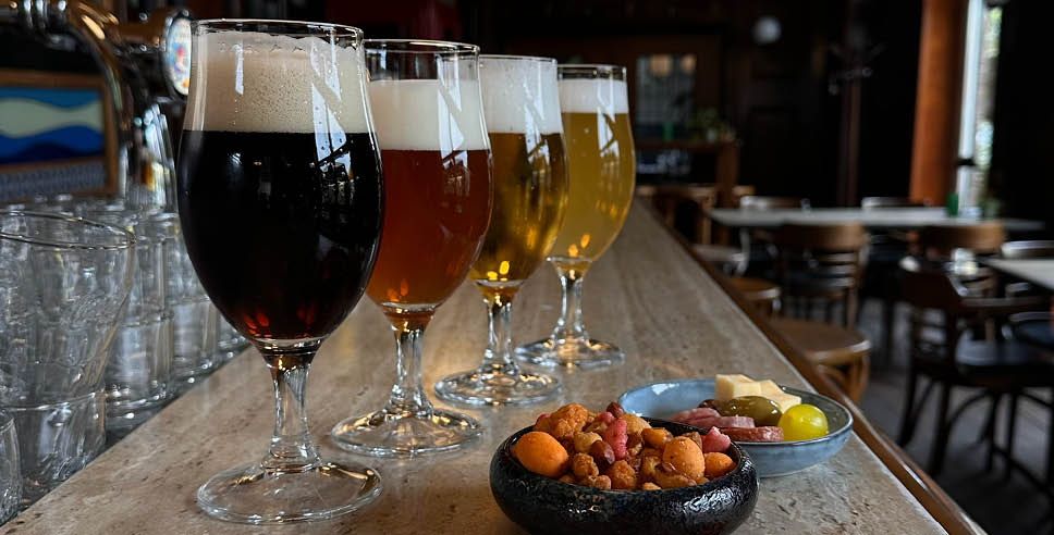 Bierproeverij met hapjes